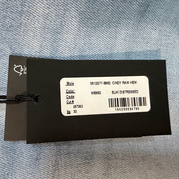 NWT PAIGE Cindy High Rise Ankle Straight Jeans Size 32 - Picture 11 of 14